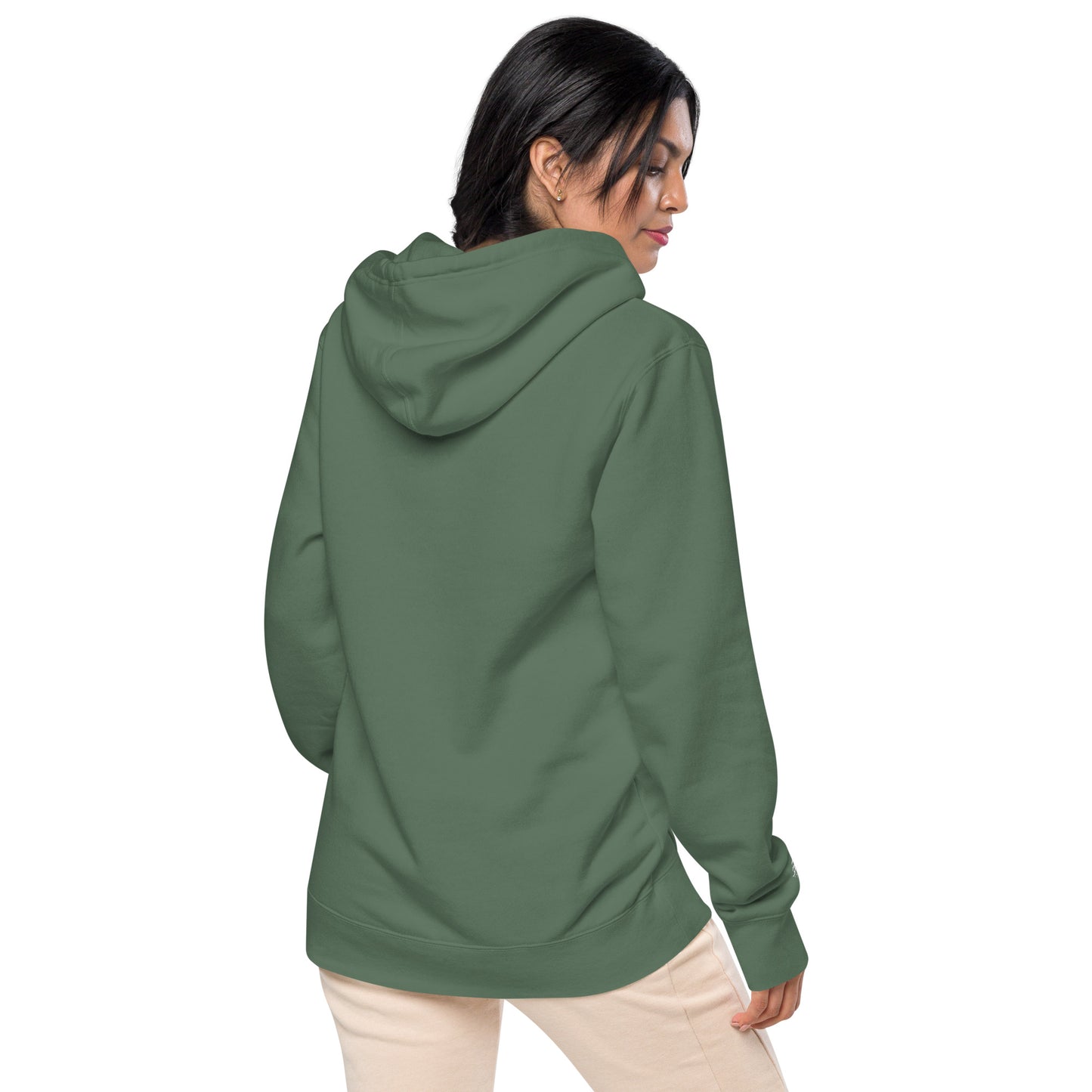 Embroidered Soil Life Unisex pigment-dyed hoodie